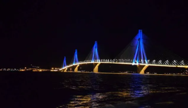 Ημέρα της Ευρώπης: Φωταγώγηση της Γέφυρας Ρίου-Αντιρρίου το βράδυ της 8ης Μαΐου