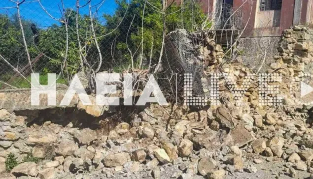 Ηλεία: Ζημιές άφησε πίσω του ο σεισμός (φωτο)