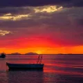 Το ηλιοβασίλεμα του Πατραϊκού γίνεται πηγή έμπνευσης