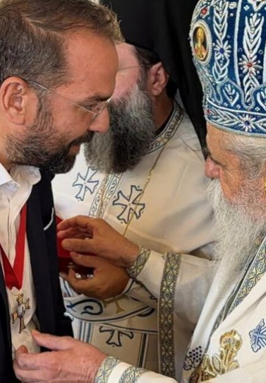 Στη Δίβρη ο Νεκτάριος Φαρμάκης: Τιμήθηκε από τον Μητροπολίτη Ηλείας – Έργα 5 εκατ. ευρώ για τα μοναστήρια