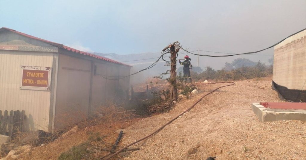 Στάχτη δύο σπίτια στη Βυτίνα – Η φωτιά ξεκίνησε από εγκαταλελειμμένη κατοικία