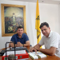 Συνάντηση Πέτρου Ψωμά με τον Δήμαρχο Ξηρομέρου - Επίσκεψη στον Γιάννη Τριανταφυλλάκη στο Δημαρχείο του Αστακού