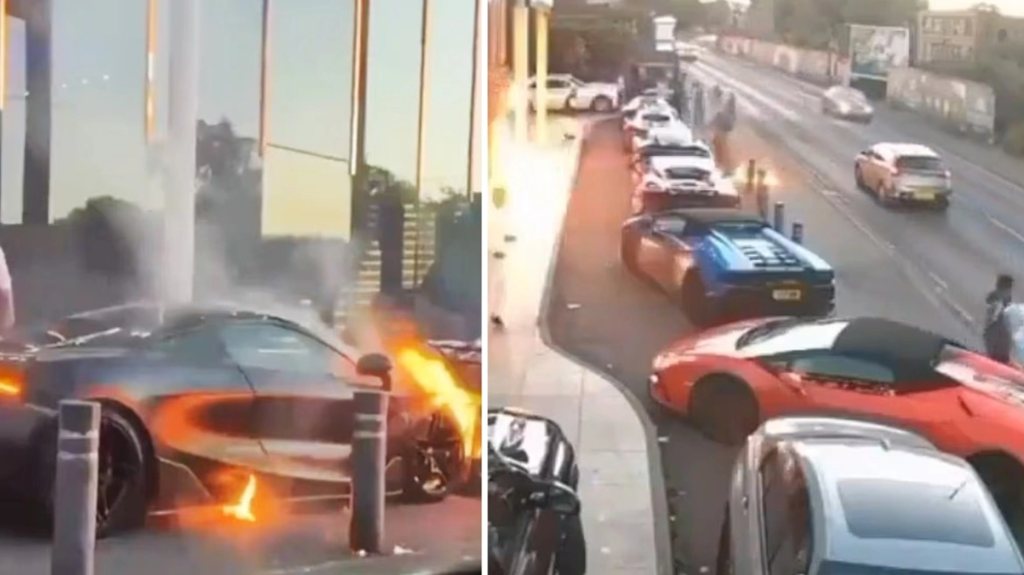 Επίθεση με βόμβες μολότοφ σε γαμήλιο γλέντι στο Μπέρμιγχαμ: Έκαψαν δύο supercars και επιτέθηκαν σε καλεσμένους