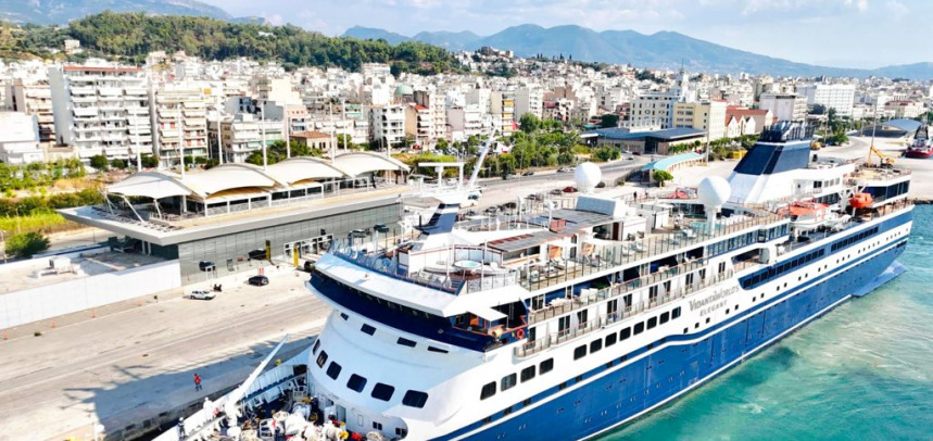 Ο ΟΛΠΑ Α.Ε. καλωσορίζει το κρουαζιερόπλοιο VIDANTAWORLD’S ELEGANT στο λιμάνι της Πάτρας