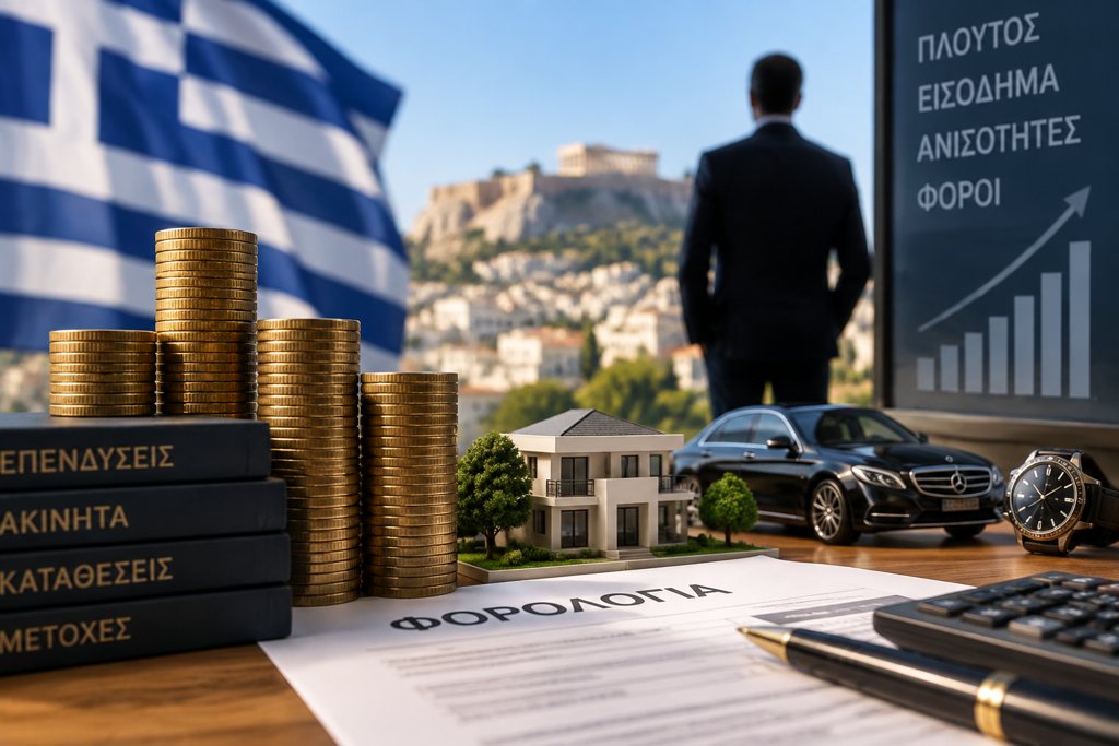 Το 1% των πιο πλούσιων Ελλήνων – Τι γνωρίζουμε για το ποιοι είναι και πόσα έχουν (πίνακες)
