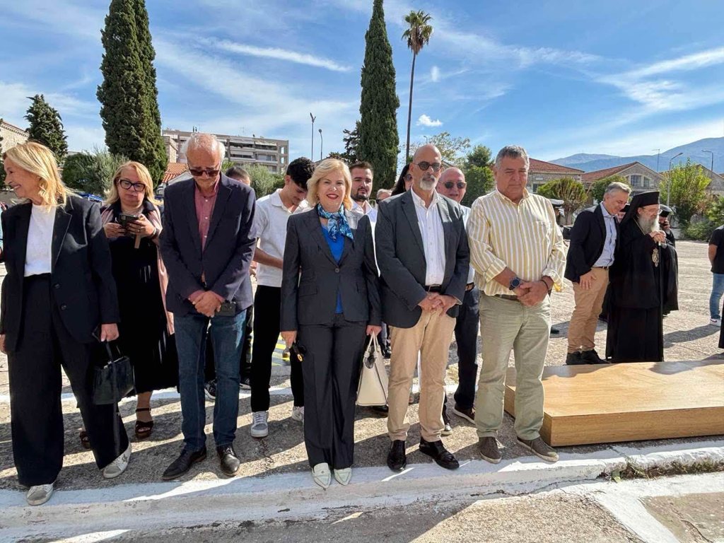 Πάτρα: Η Γεωργία Ντάτσικα στην ορκωμοσία νεοσυλλέκτων στο ΚΕΤΧ