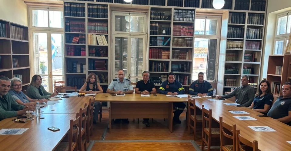 Άσκηση Πολιτικής Προστασίας επί χάρτου στη Δυτική Αχαΐα