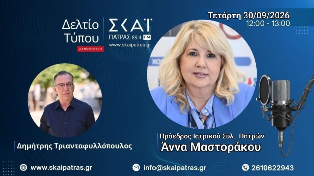 (Ηχητικό):Η Άννα Μαστοράκου για τα παράνομα Ιατρεία και Κέντρα στον ΣΚΑΪ Πάτρας