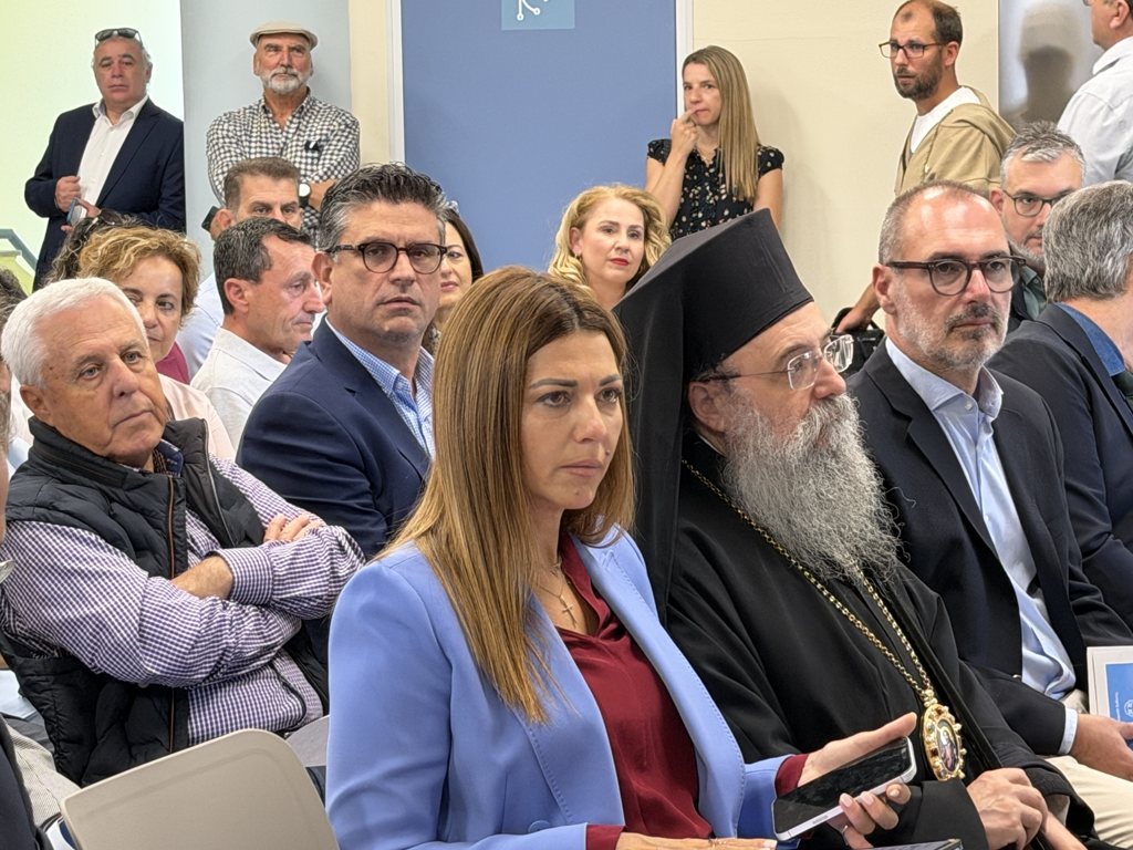 Παρουσία του Δημάρχου Ανδραβίδας-Κυλλήνης, Γιάννη Λέντζα, στα Εγκαίνια του Κέντρου Καινοτομίας Δυτικής Ελλάδας