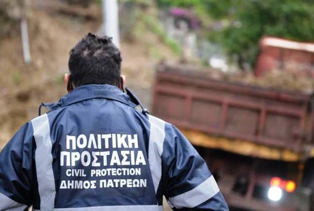 Σε επιφυλακή η Πολιτική Προστασία του δήμου Πατρέων μετά το έκτακτο δελτίο της ΕΜΥ