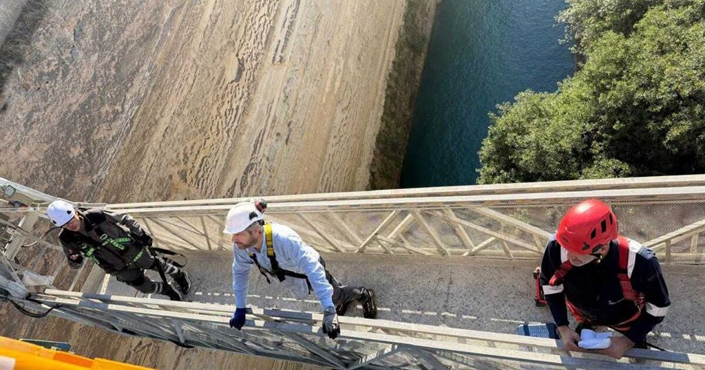 Από «κόσκινο» οι μεταλλικές γέφυρες του Ισθμού - Έλεγχοι υψηλής ακρίβεια για διάβρωση και ρηγμάτωση